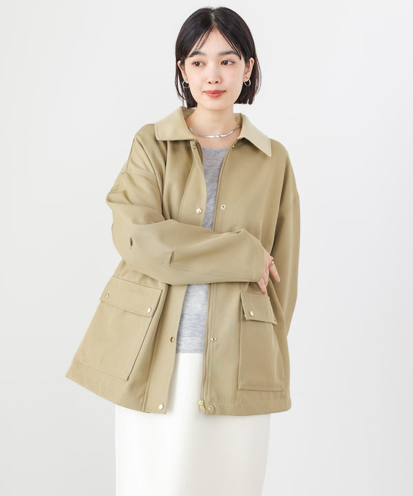 襟切替ブルゾン［2/20発送予定］