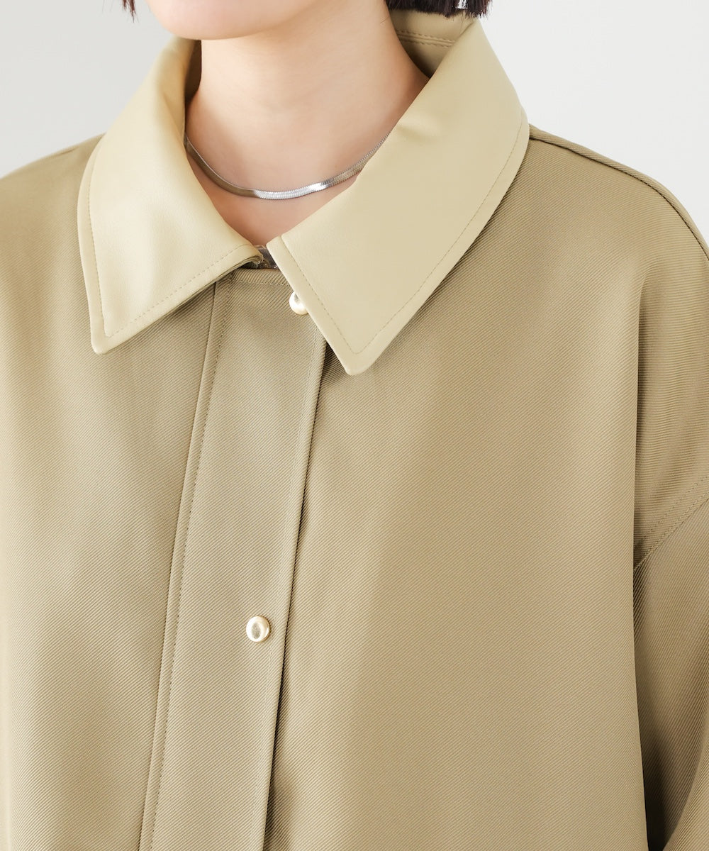 襟切替ブルゾン［2/20発送予定］