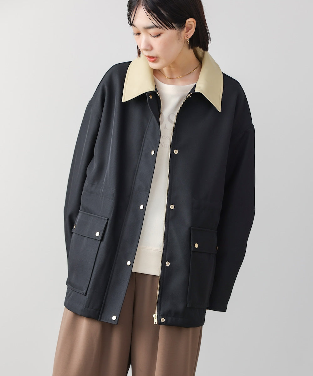 襟切替ブルゾン［2/20発送予定］