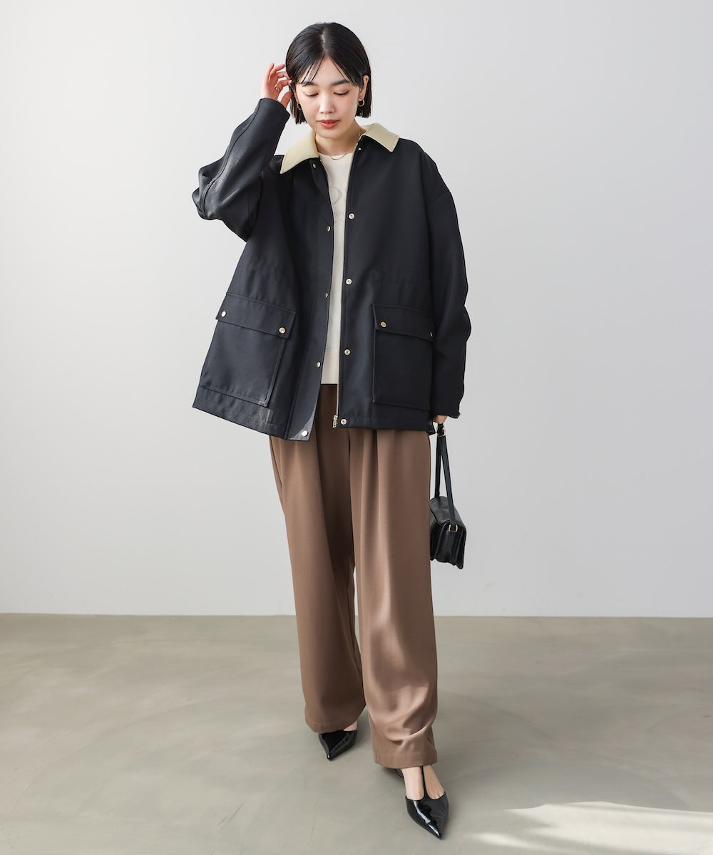 襟切替ブルゾン［2/20発送予定］