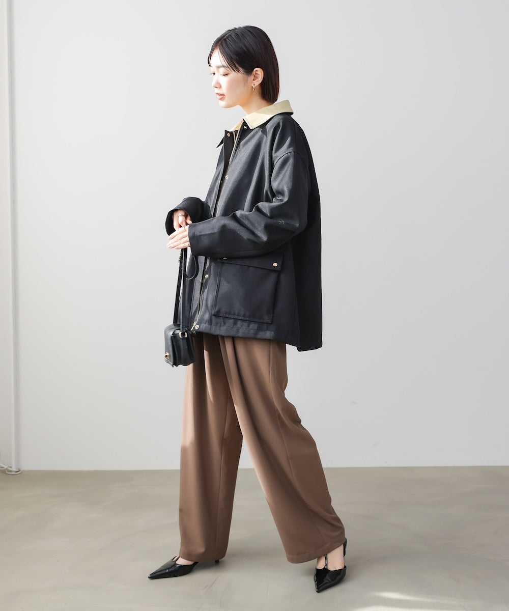 襟切替ブルゾン［2/20発送予定］