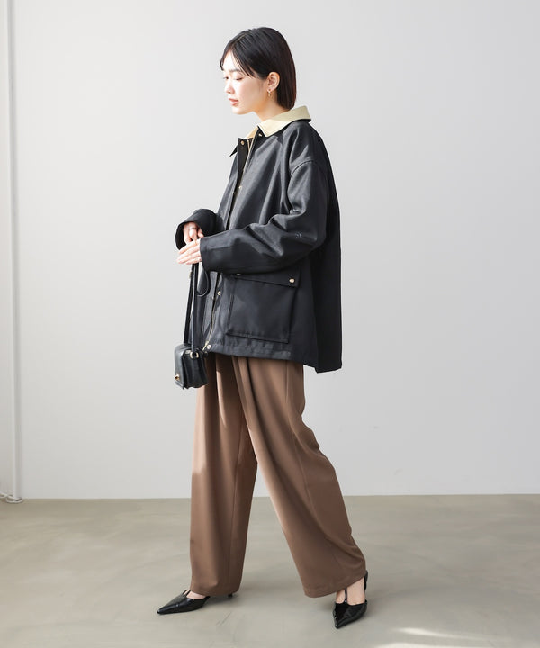 襟切替ブルゾン［2/20発送予定］