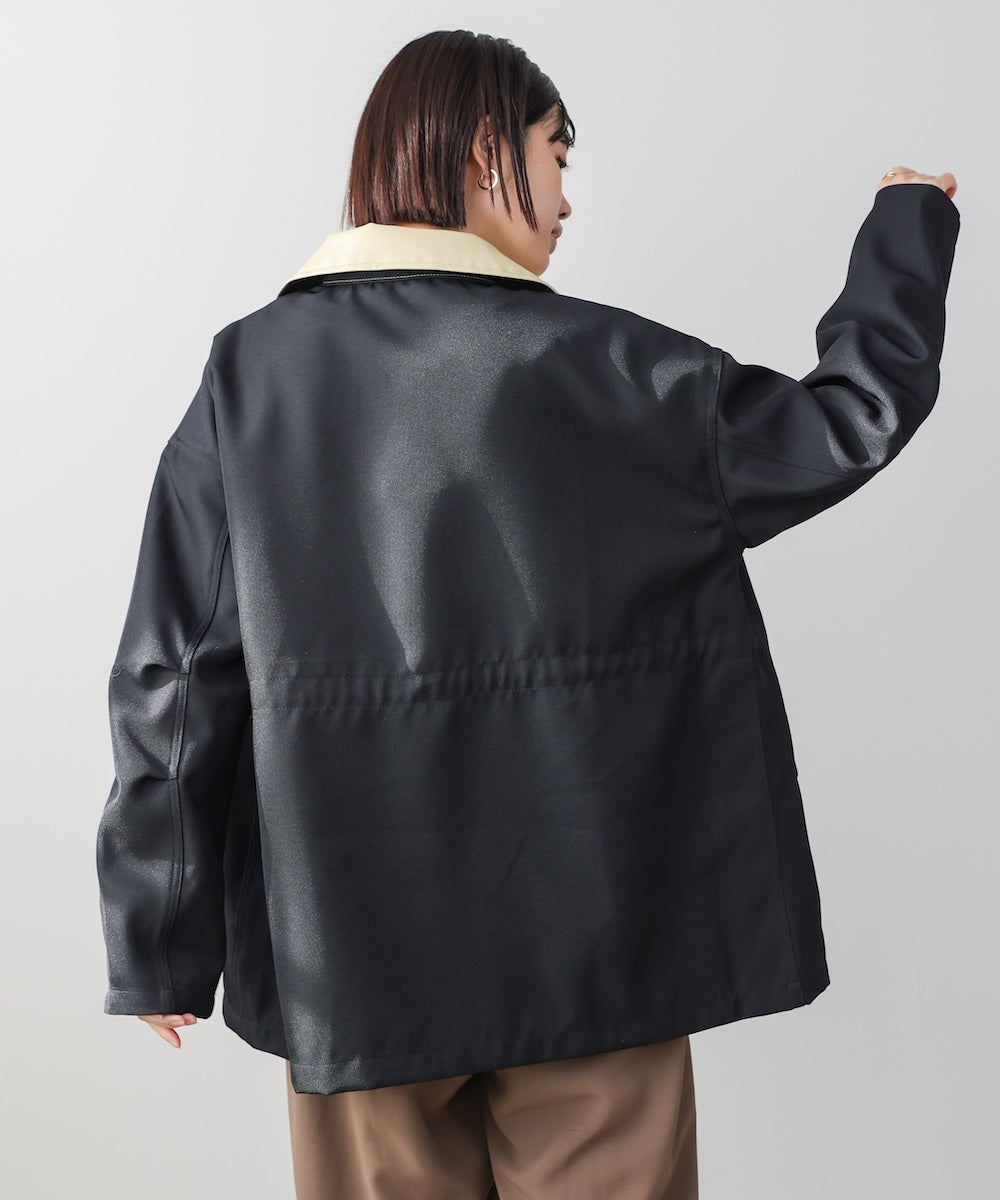 襟切替ブルゾン［2/20発送予定］