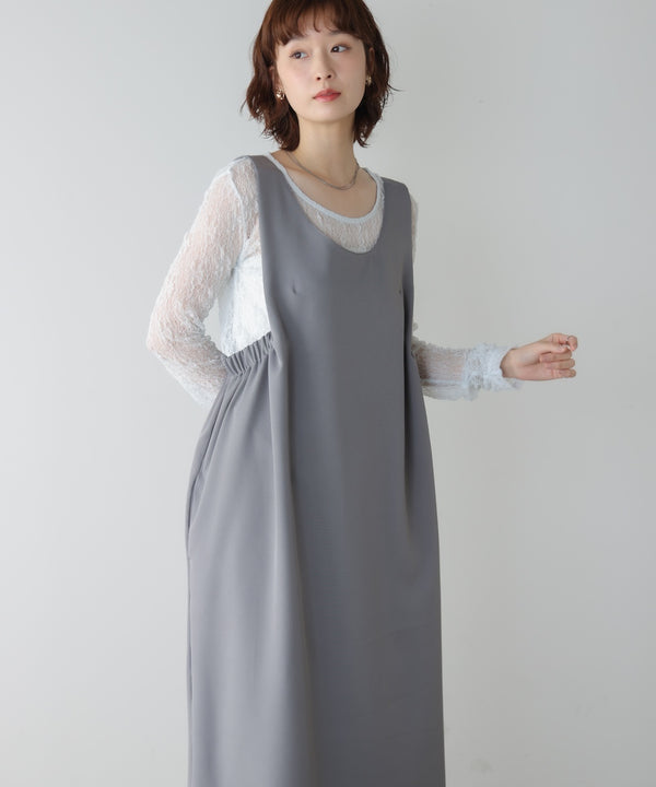 【WEB限定】ポンチジャンパースカート