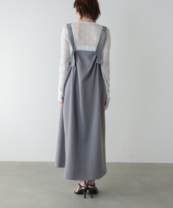 【WEB限定】ポンチジャンパースカート