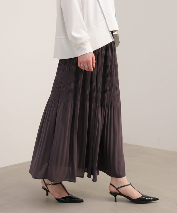 ワッシャーティアードスカート