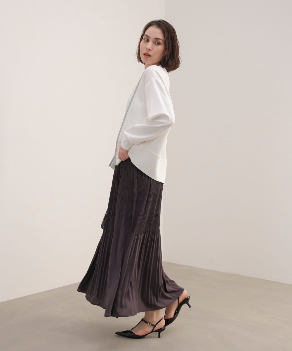 ワッシャーティアードスカート