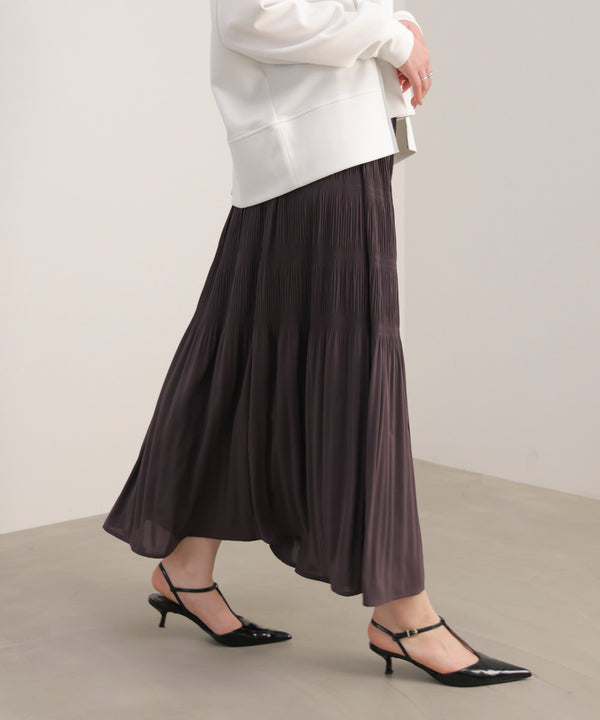 ワッシャーティアードスカート