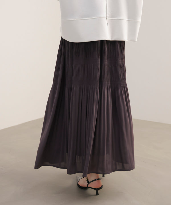 ワッシャーティアードスカート