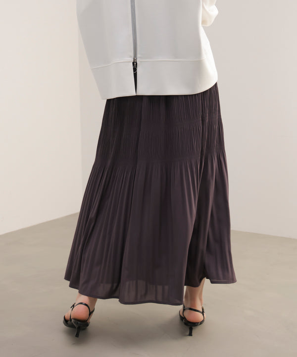 ワッシャーティアードスカート