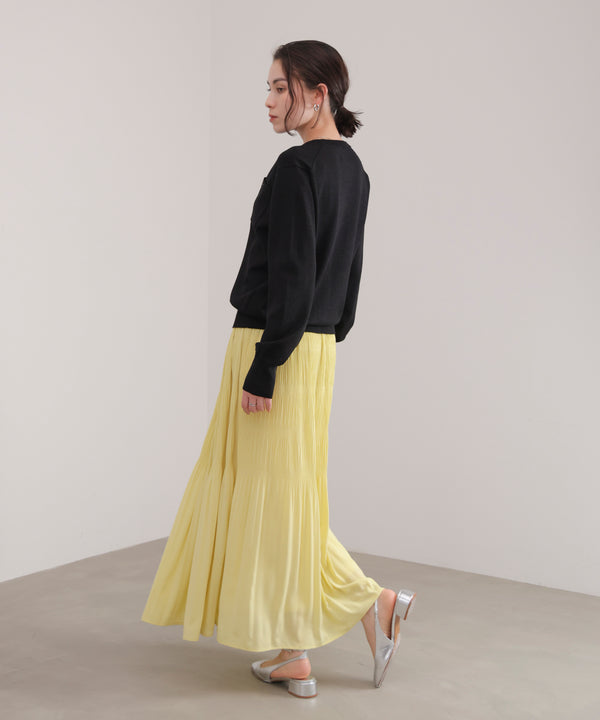 ワッシャーティアードスカート