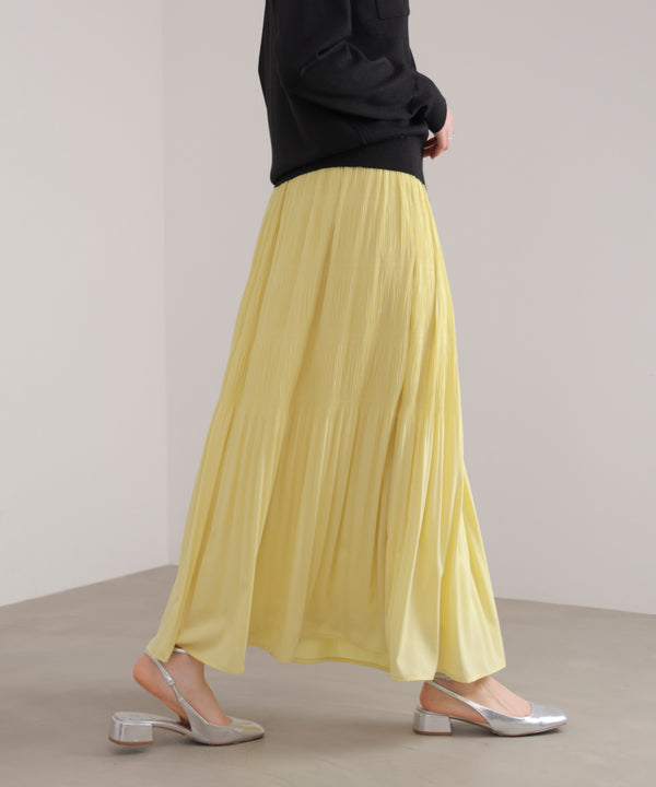 ワッシャーティアードスカート