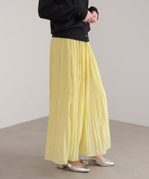 ワッシャーティアードスカート