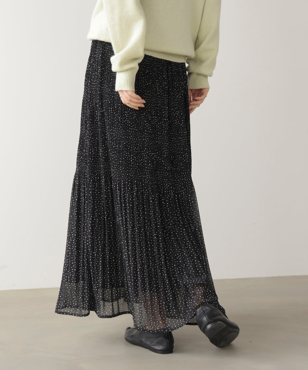 ワッシャーティアードスカート