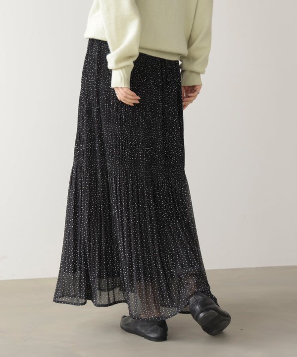 ワッシャーティアードスカート