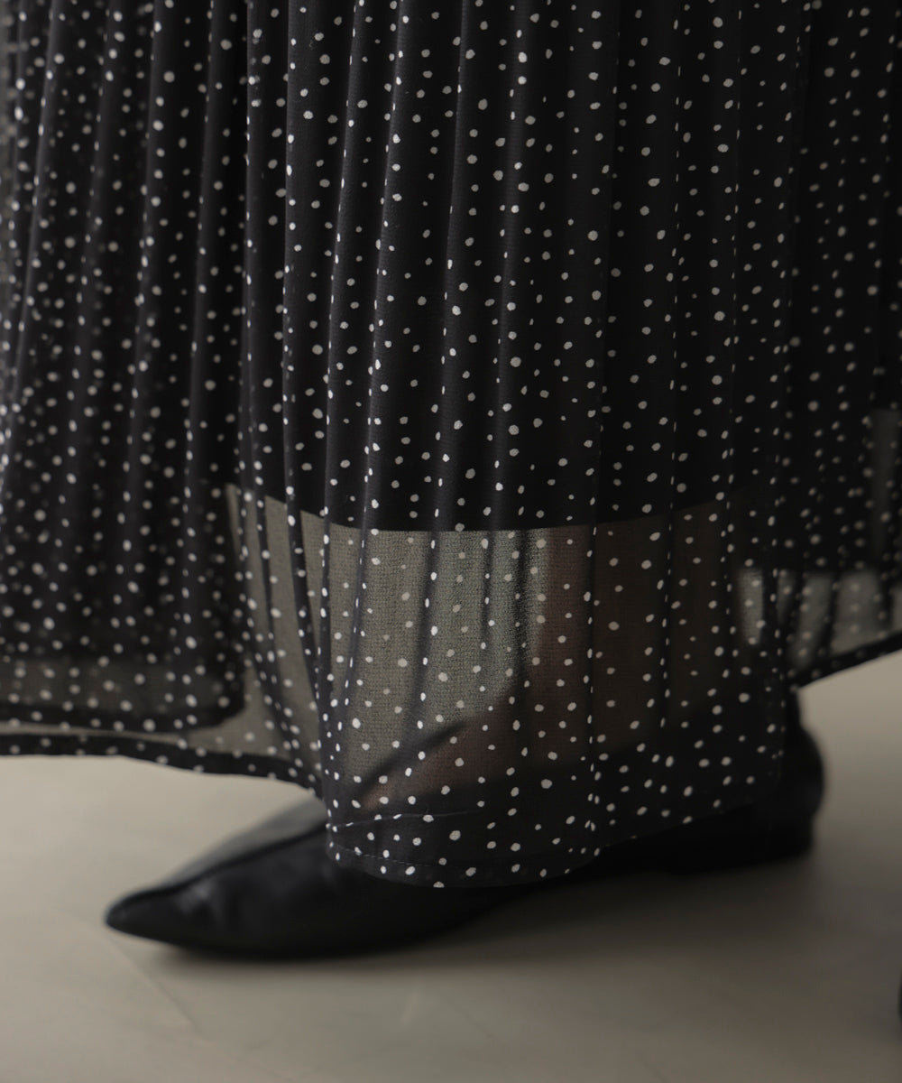 ワッシャーティアードスカート