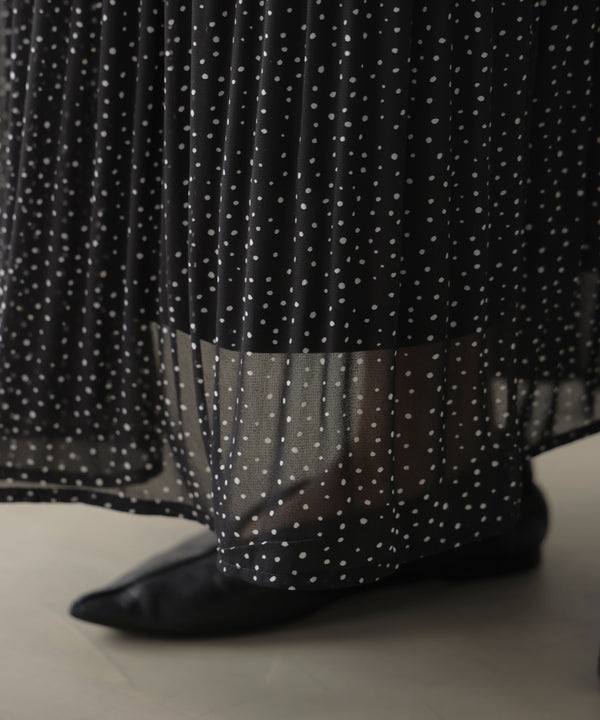 ワッシャーティアードスカート