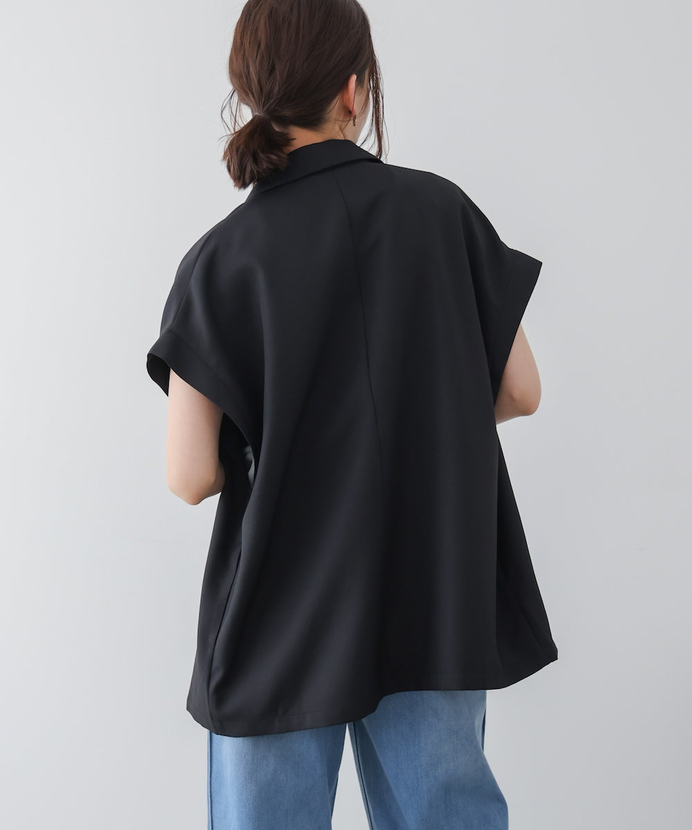 【夏の最適コンビ対象】フレンチ袖ダブルテーラージャケット