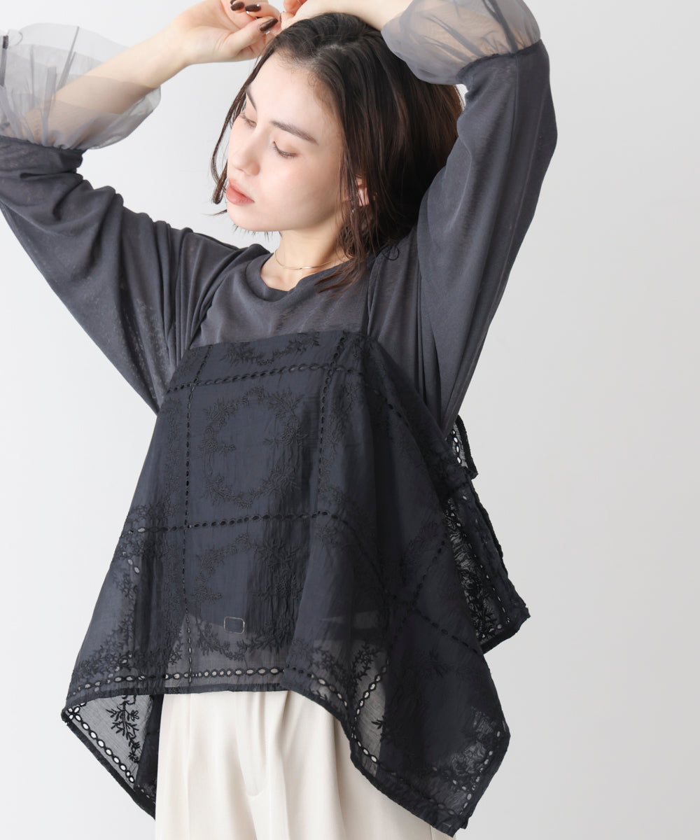 【WEB限定】パッチワーク刺繍キャミソール