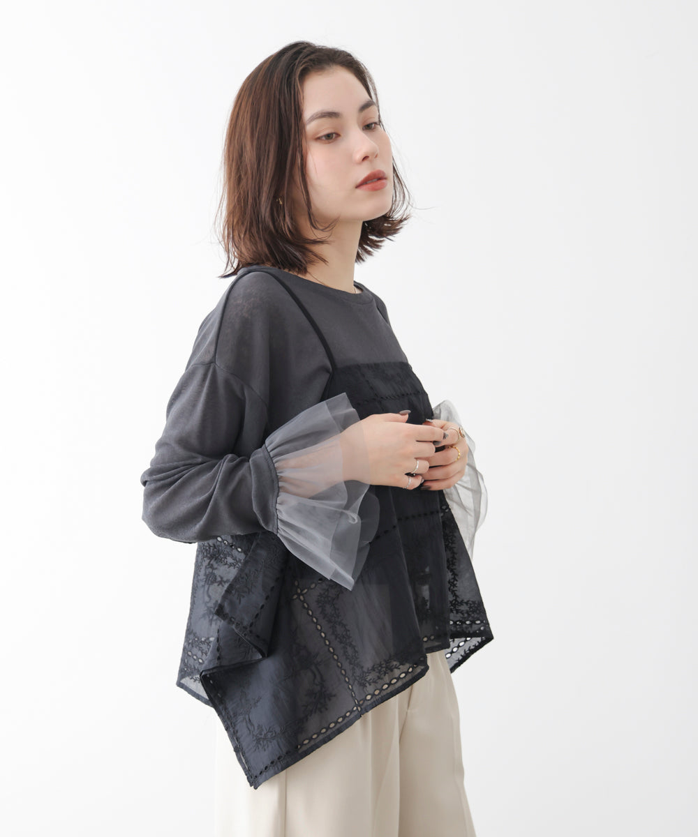 【WEB限定】パッチワーク刺繍キャミソール