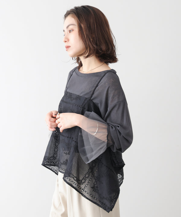 【WEB限定】パッチワーク刺繍キャミソール