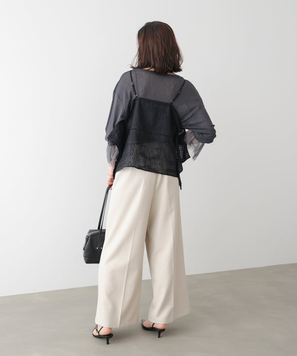 【WEB限定】パッチワーク刺繍キャミソール