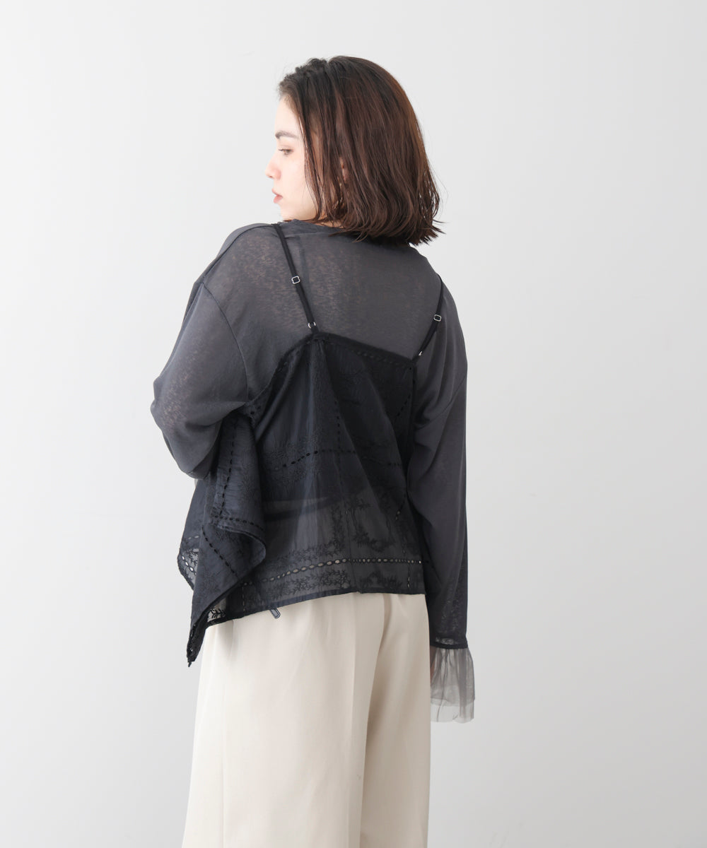 【WEB限定】パッチワーク刺繍キャミソール