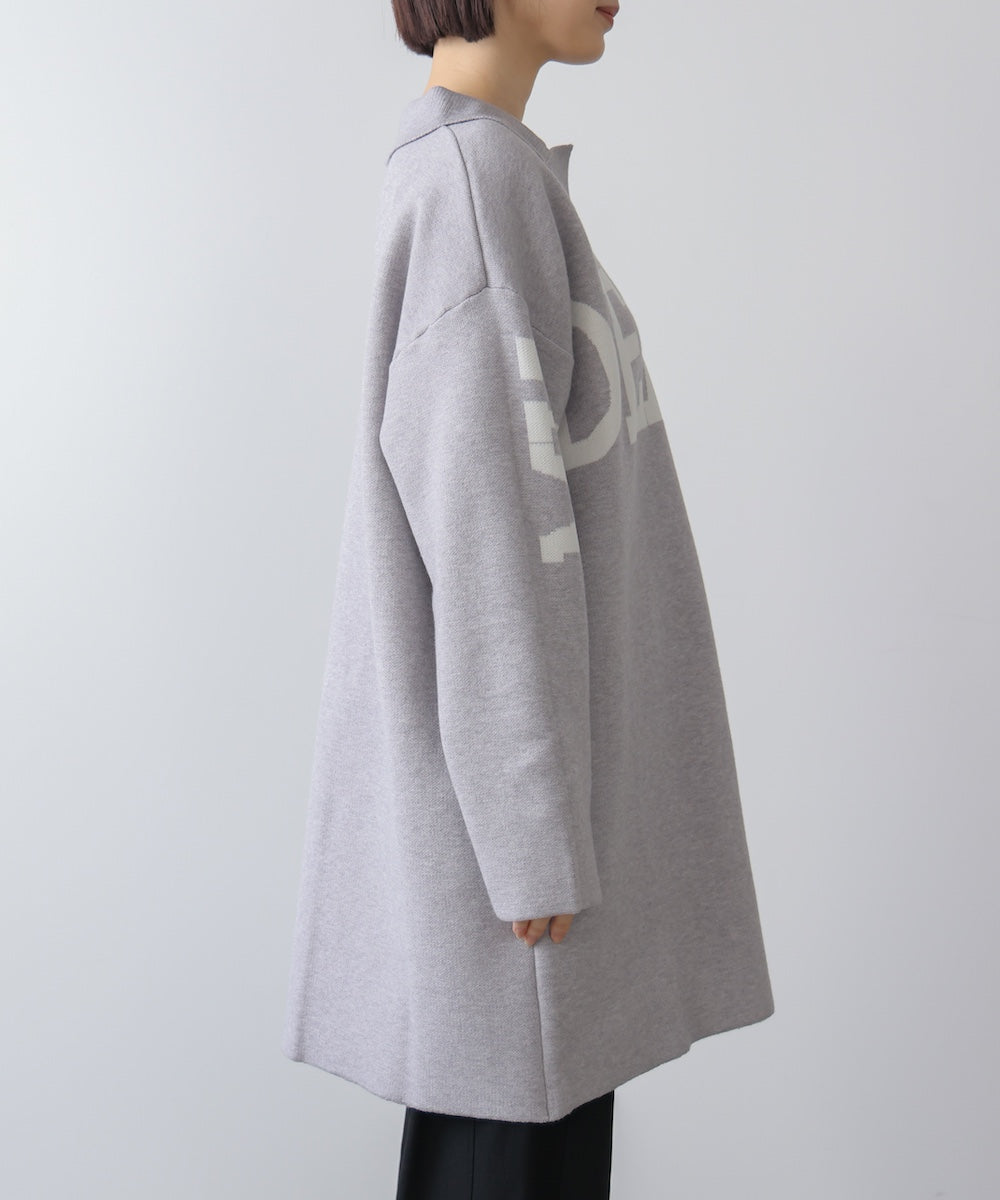 【WEB限定】襟付きロゴニットチュニック