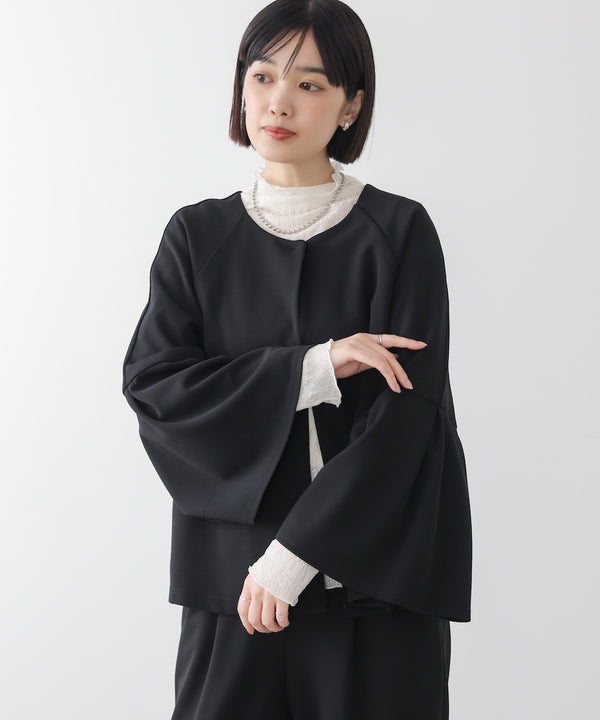 カットジョーゼットフレアジャケット