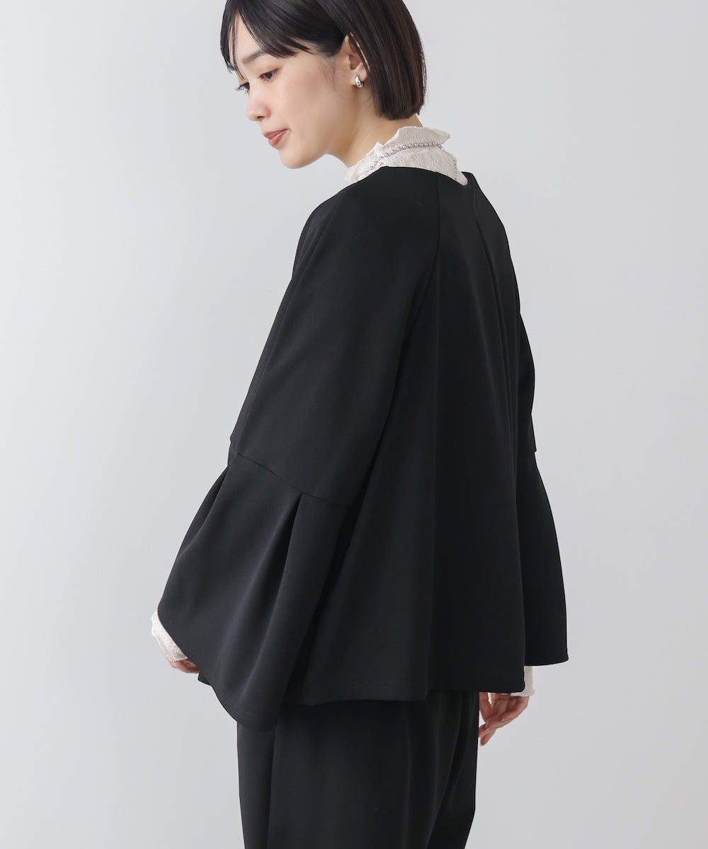 カットジョーゼットフレアジャケット