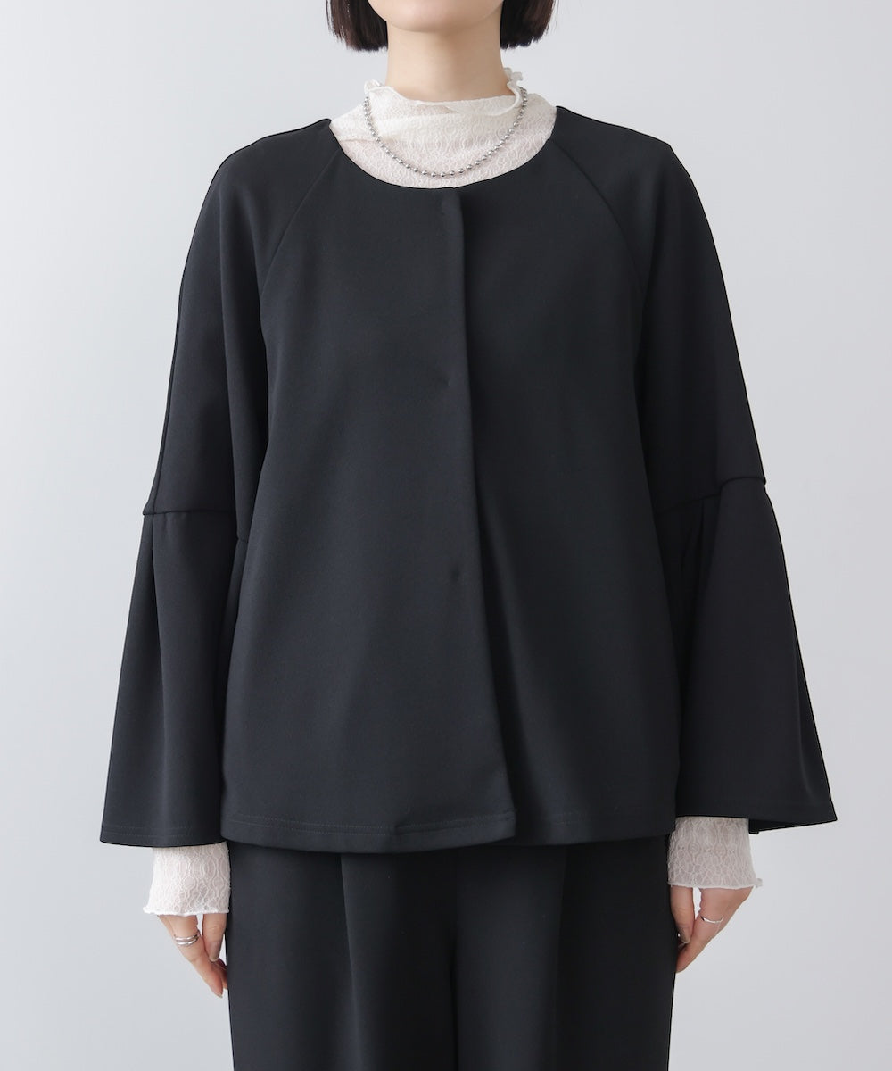 カットジョーゼットフレアジャケット