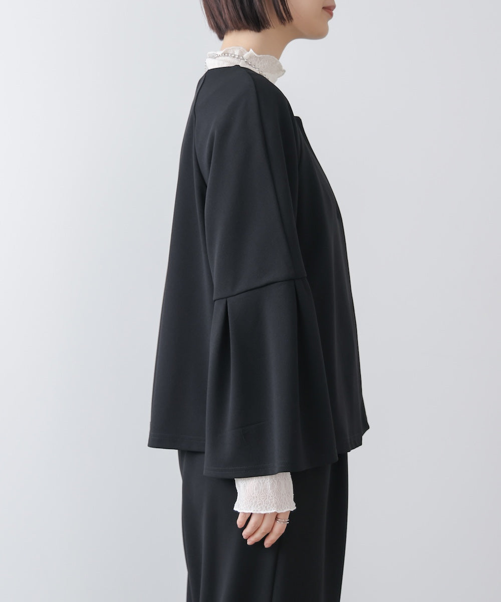 カットジョーゼットフレアジャケット