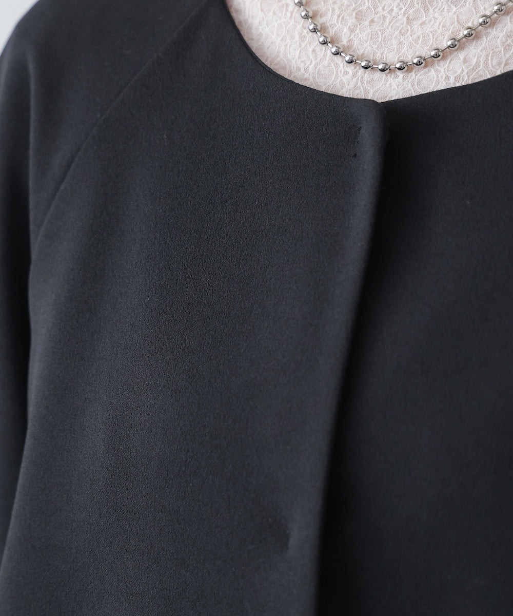 カットジョーゼットフレアジャケット