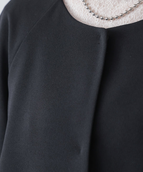 カットジョーゼットフレアジャケット