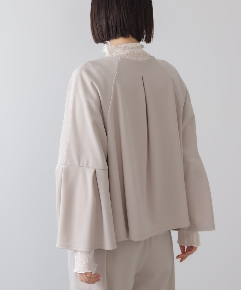 カットジョーゼットフレアジャケット