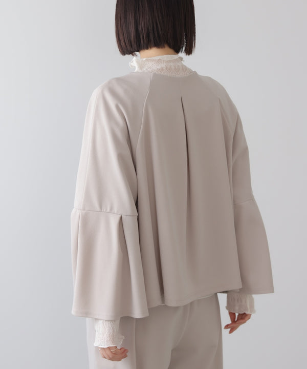 カットジョーゼットフレアジャケット