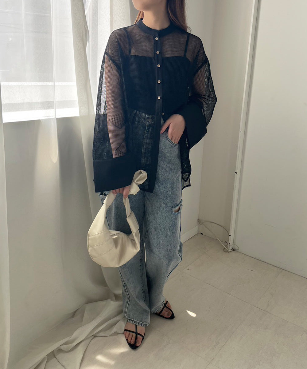 MESH BIG SHIRT