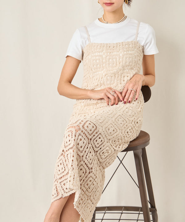 CROCHET CAMI DRESS