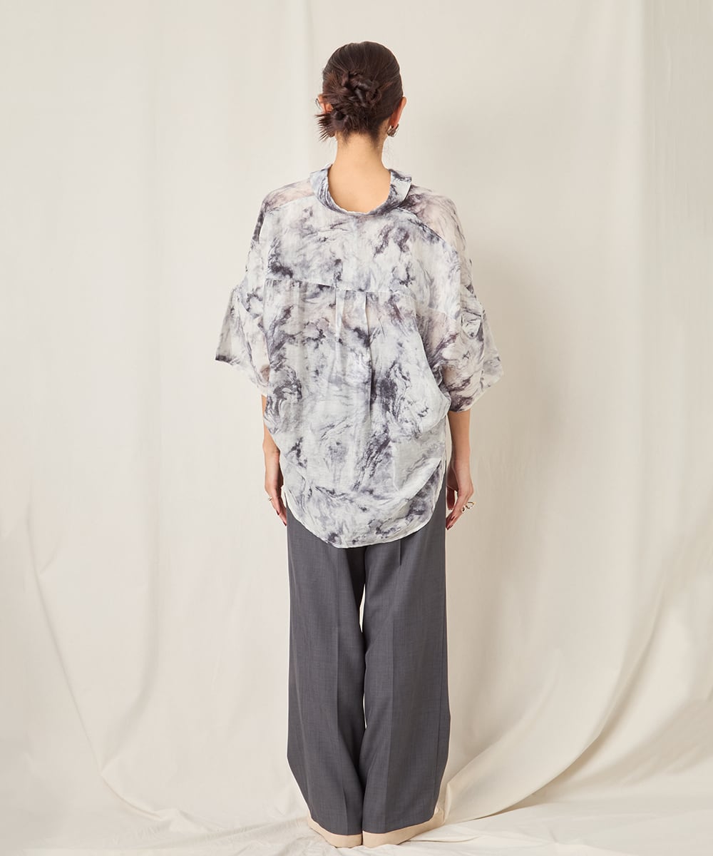 PRINTED SHORT SLEEVE SHIRTGR