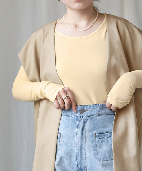SHIRRED SLEEVE TOPS