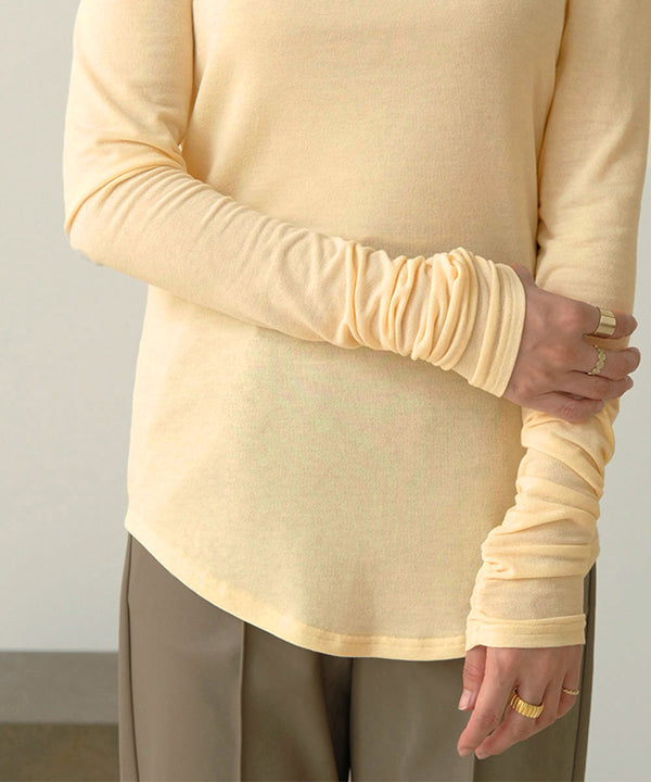 SHIRRED SLEEVE TOPS