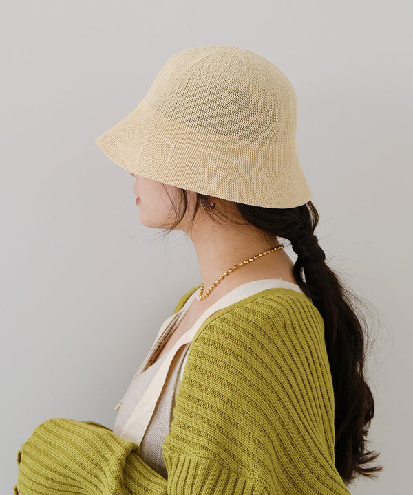 LINEN TOUCH BUCKET HAT