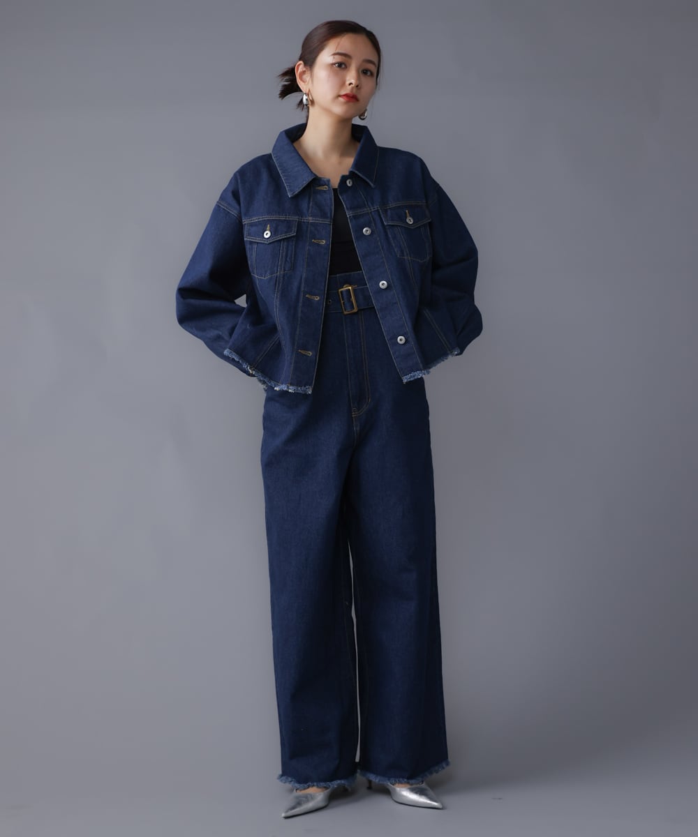 FRINGE DENIM JACKET（ﾌﾘﾝｼﾞﾃﾞﾆﾑｼﾞｬｹｯﾄ）