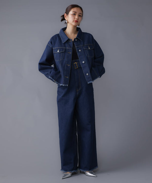 FRINGE DENIM JACKET（ﾌﾘﾝｼﾞﾃﾞﾆﾑｼﾞｬｹｯﾄ）