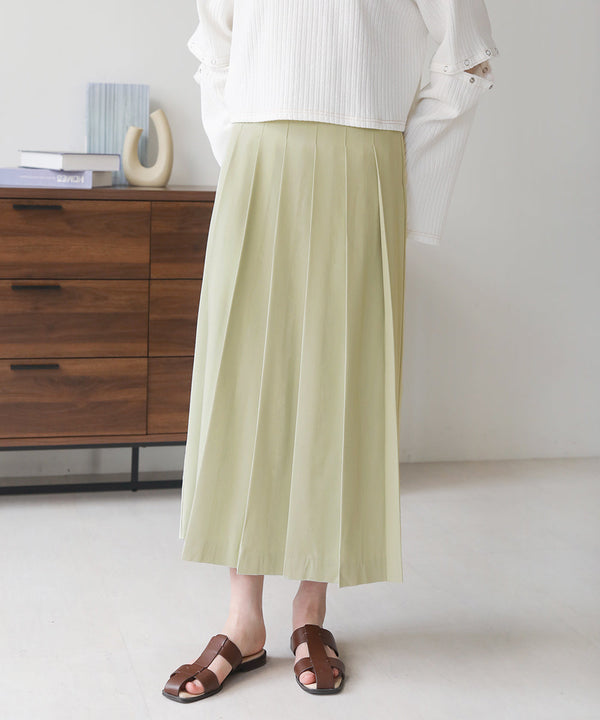 ロングプリーツスカート