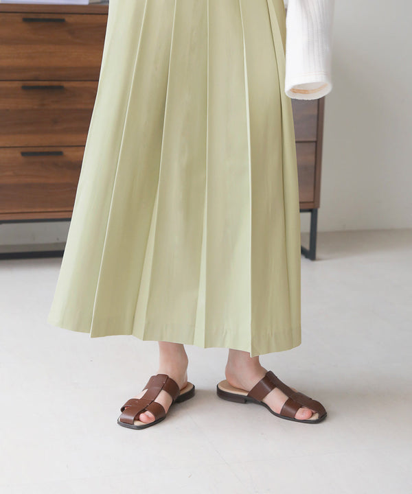 ロングプリーツスカート