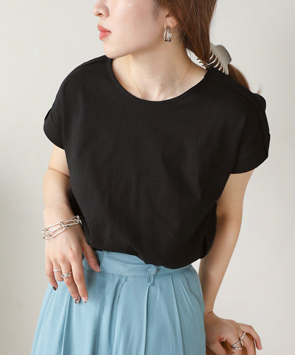 USA COTTON CREWNECK TOPS