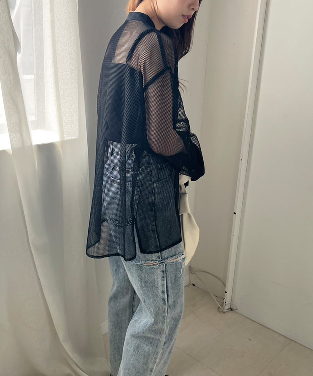 MESH BIG SHIRT