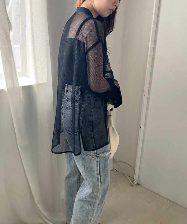 MESH BIG SHIRT