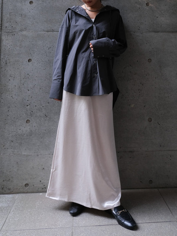 NYLON HOODED SHIRT(ﾅｲﾛﾝﾌｰﾄﾞｼｬﾂ)